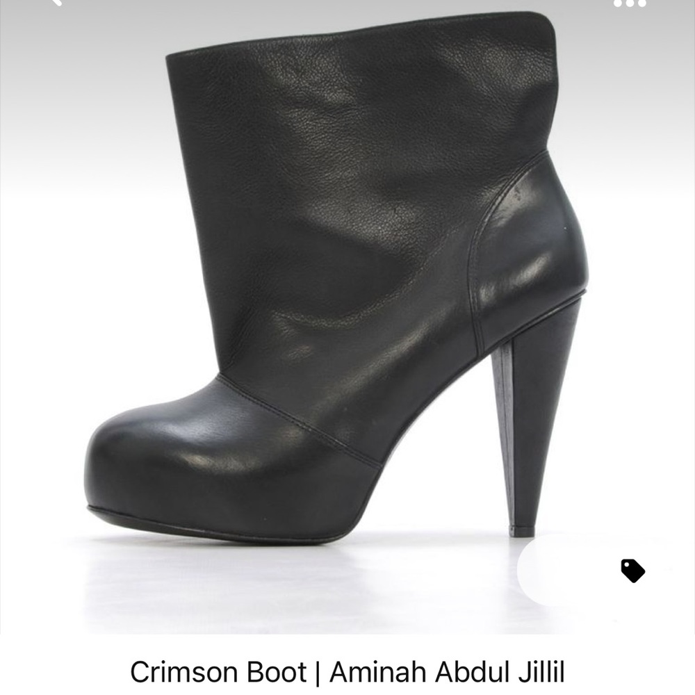 Amina’s Abdul Jillil Crimson Booties